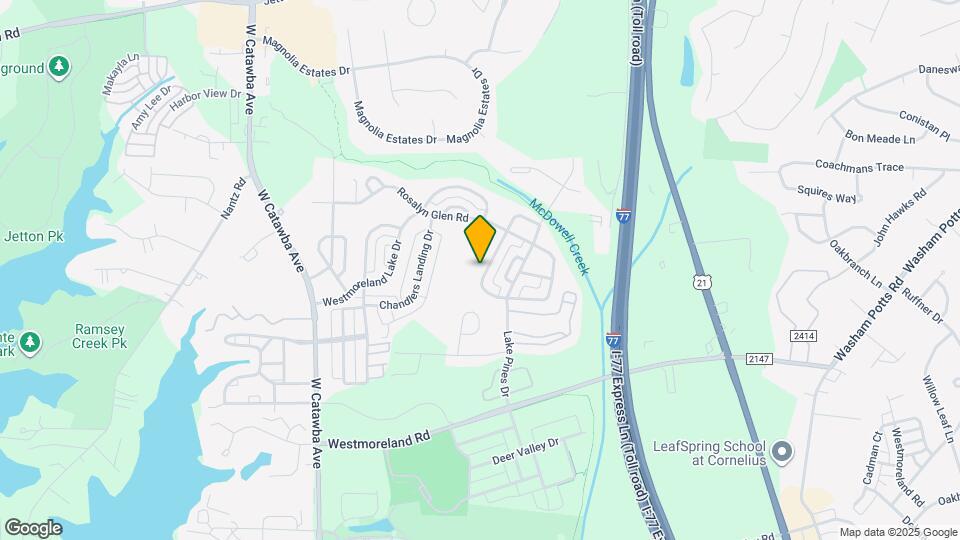 17539 Harbor Walk Drive Map and Location Details