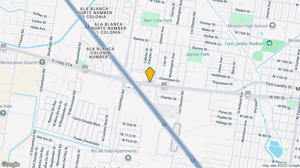1740 W Business Hwy 83 Map and Location Details