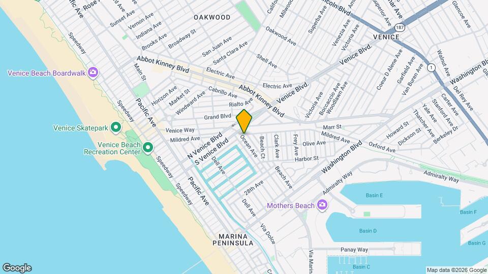 2310 Ocean Ave Map and Location Details