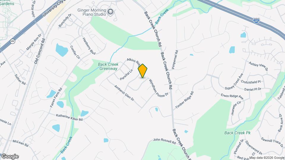 2717 Hartley Hills Dr Map and Location Details