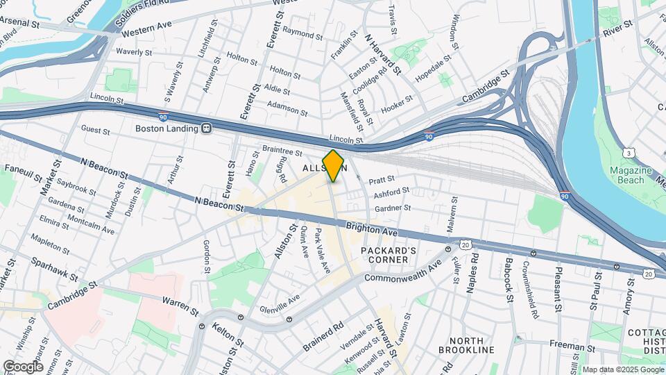 44 Harvard Ave, Unit 4 Map and Location Details