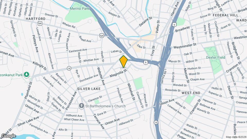 145 Magnolia St Mapa y Detalles de la Ubicación