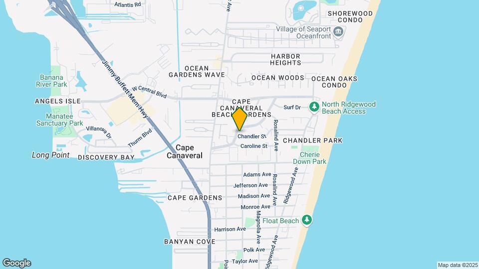 8201 Canaveral Blvd Map and Location Details
