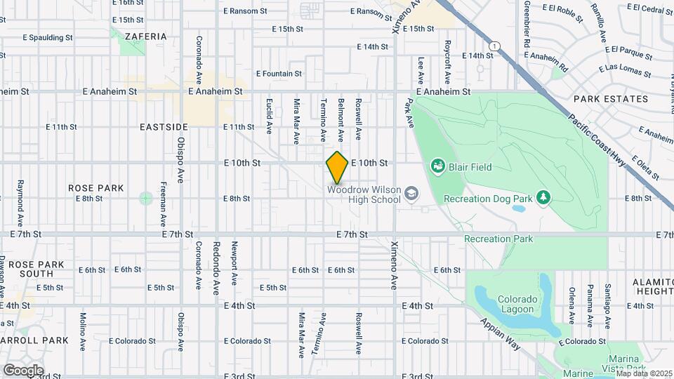 827 Belmont Ave Map and Location Details