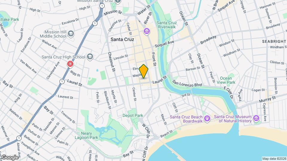 224 Laurel St Map and Location Details