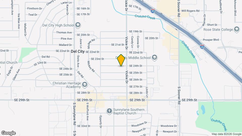 4620 SE 24th St Map and Location Details