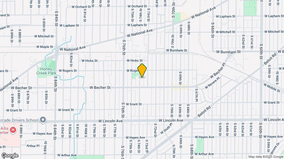 2040 S 74th St, Unit Upper Map and Location Details