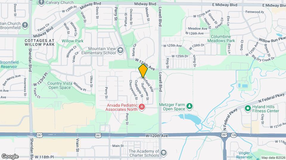 12265 Deerfield Way Map and Location Details