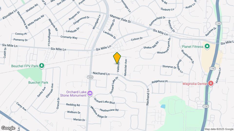 3700 Valdosta Ave Map and Location Details