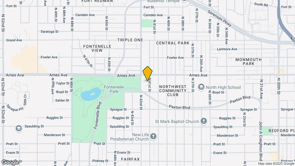 4328 N 41st St Mapa y Detalles de la Ubicación