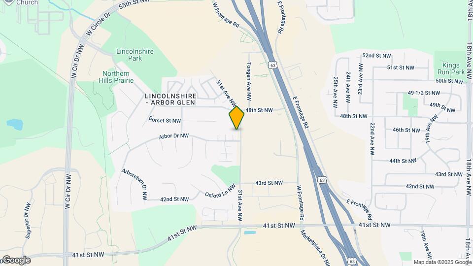 4543 Arbor Dr NW Map and Location Details