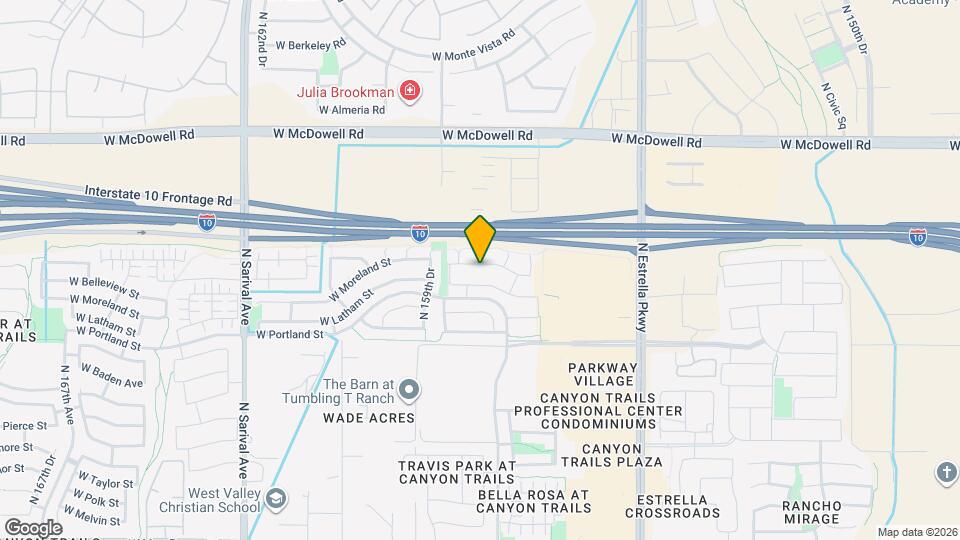 15833 W Moreland St Map and Location Details