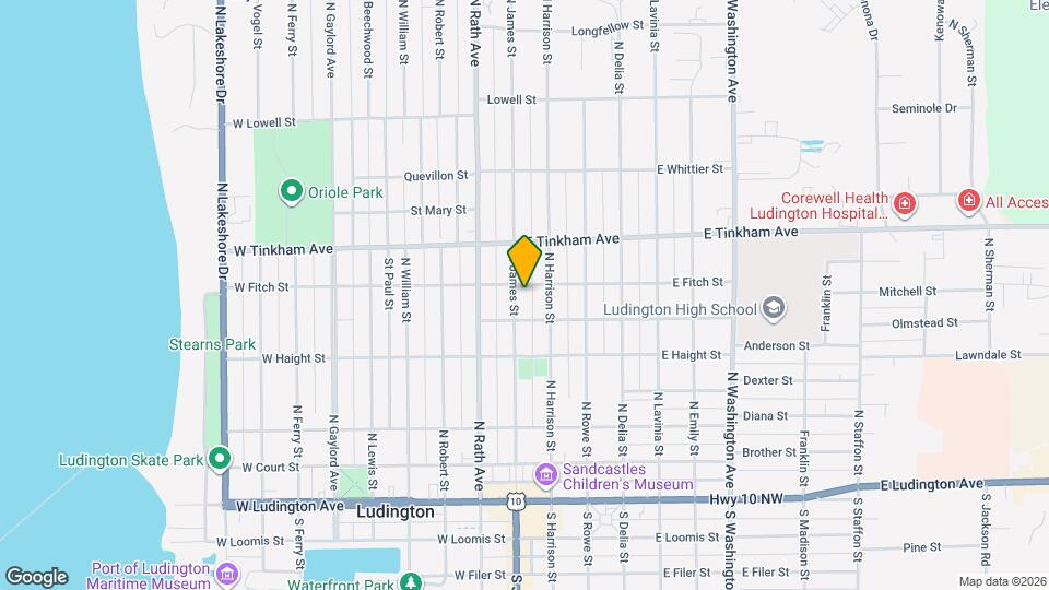 508 N James St, Unit 1 N Map and Location Details