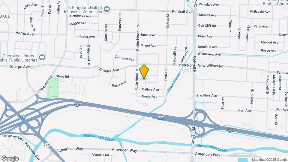 1711 Coleen Rd Map and Location Details