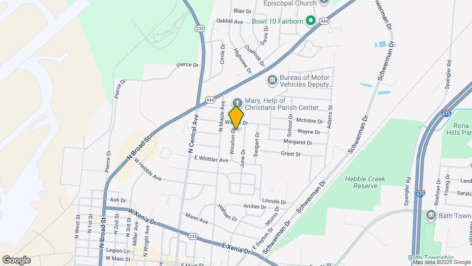 800 Winston Dr Map and Location Details