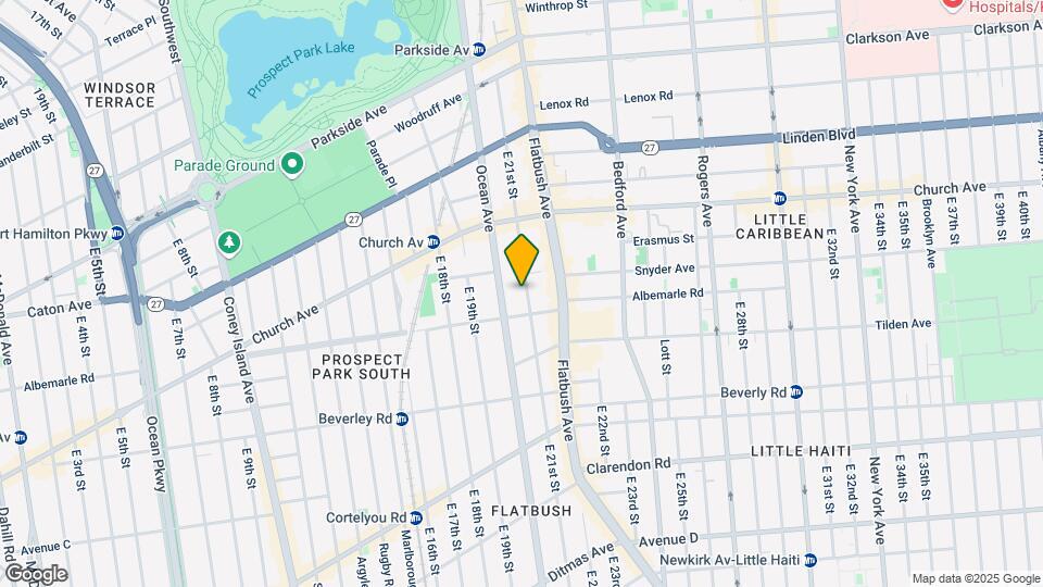 266 E 21st St Map and Location Details