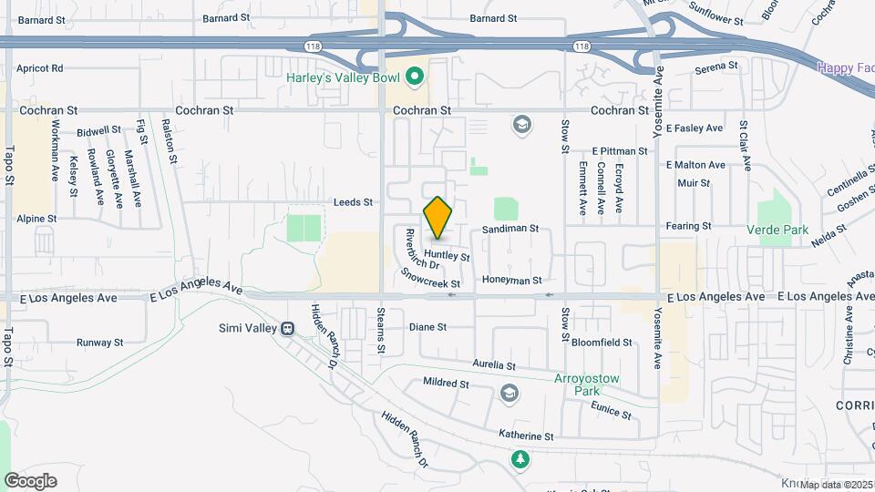 5305 Huntley St Map and Location Details