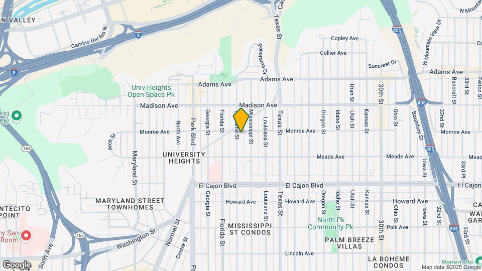 4485 Alabama St Map and Location Details