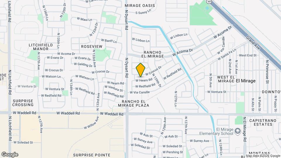 13014 W Hearn Rd Map and Location Details