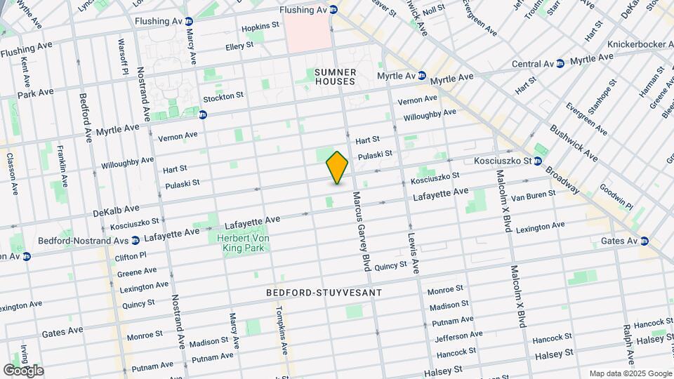 347 Kosciuszko Street, Unit Apt. 1 Map and Location Details