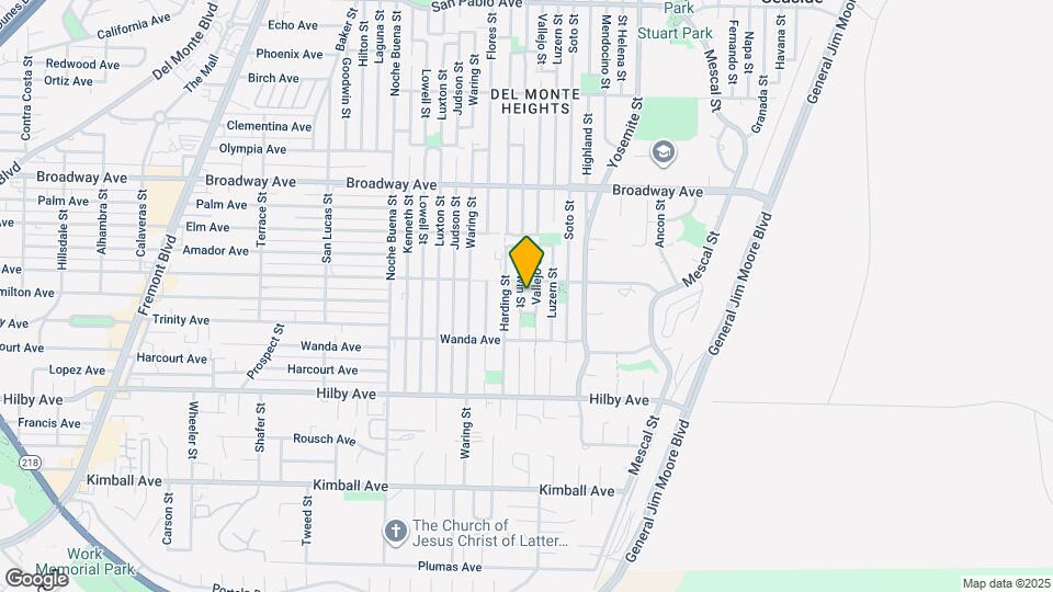 1384 Darwin St Map and Location Details