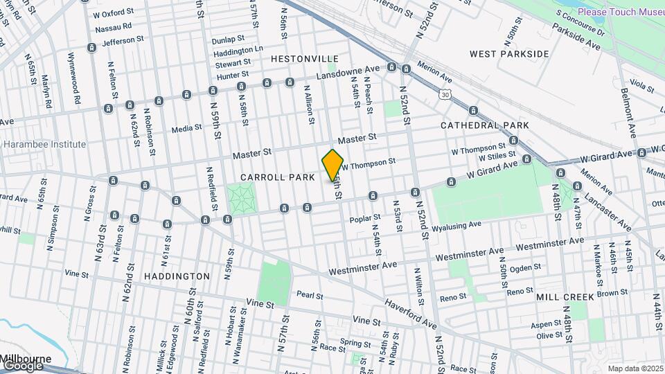 1230 N 55th St Map and Location Details