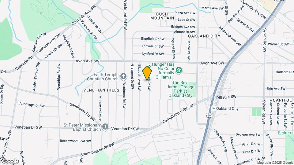 1285 Kenilworth Dr SW, Unit A Map and Location Details