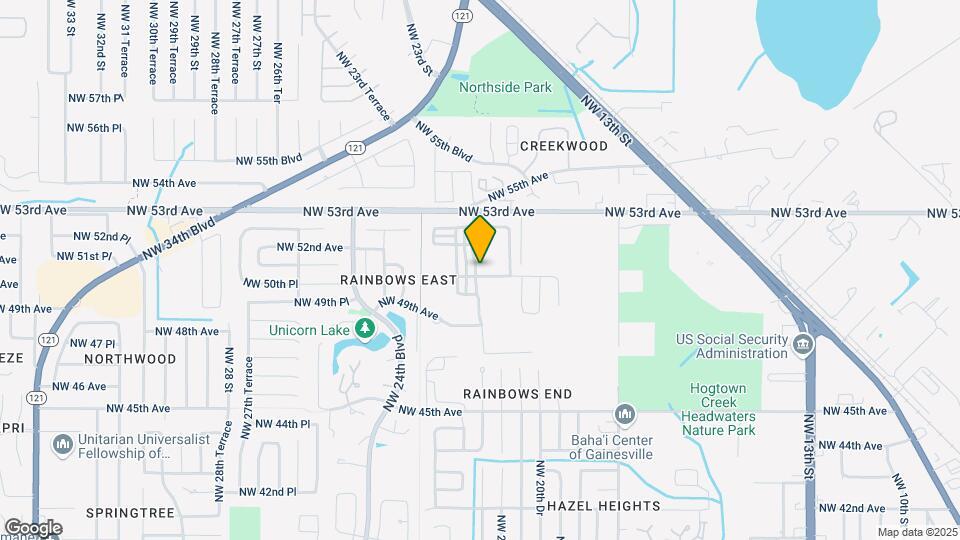 2172 NW 50th Pl Map and Location Details