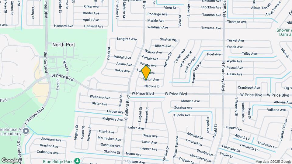 3793 Lorton Ave Map and Location Details