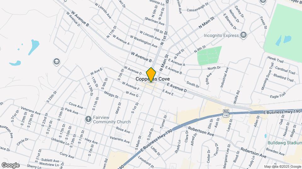 112 W Avenue E Map and Location Details