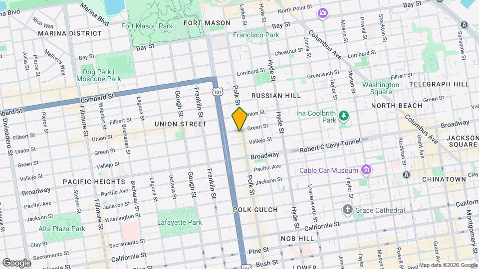 2241 Polk St Map and Location Details