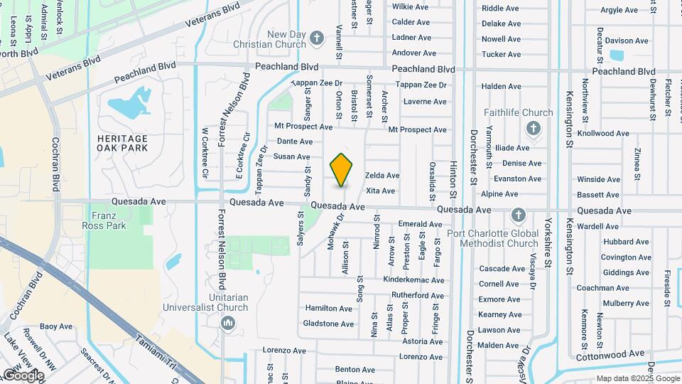 1293 Mohawk Dr Map and Location Details