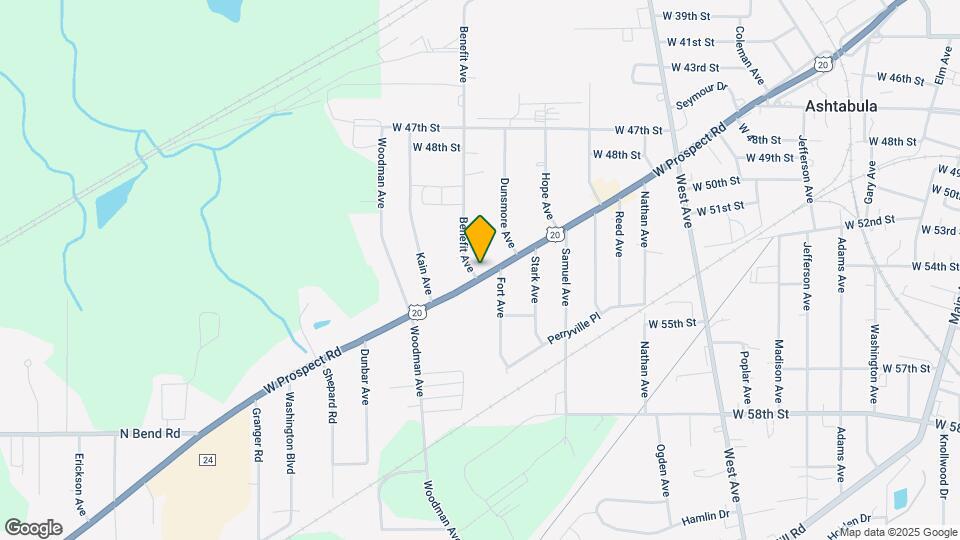 1619 W Prospect Rd Mapa y Detalles de la Ubicación