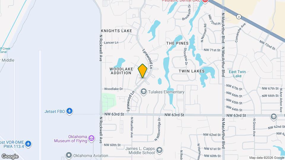 6715 Lyrewood Ln Map and Location Details