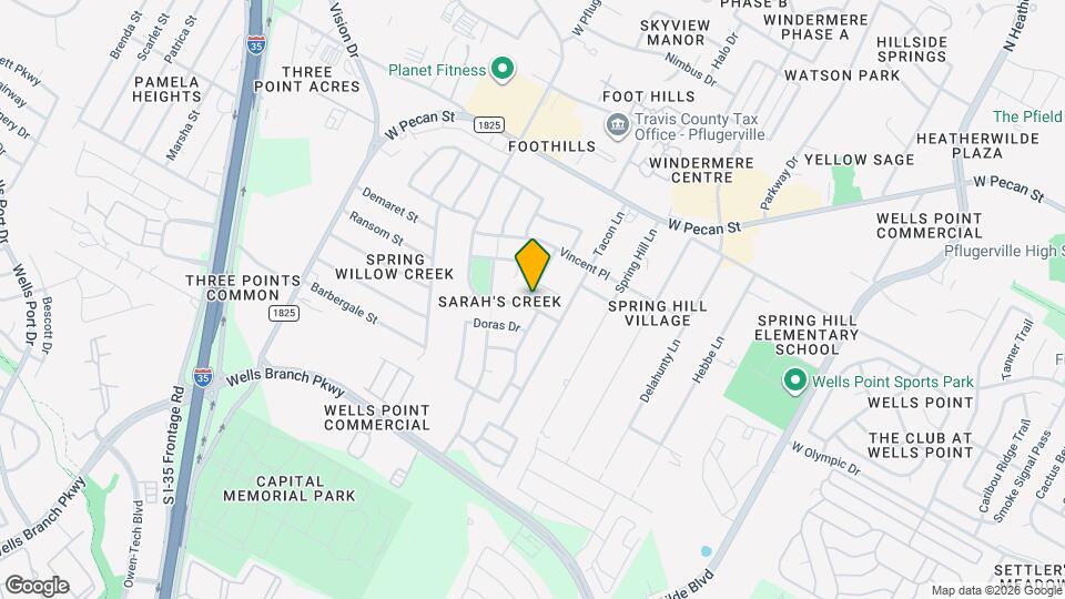 15137 Sarah's Creek Dr Map and Location Details