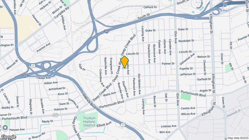 2117 Staunton Ave Map and Location Details