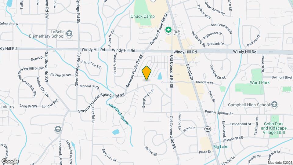 331 Smyrna Powder Springs Rd SE Map and Location Details