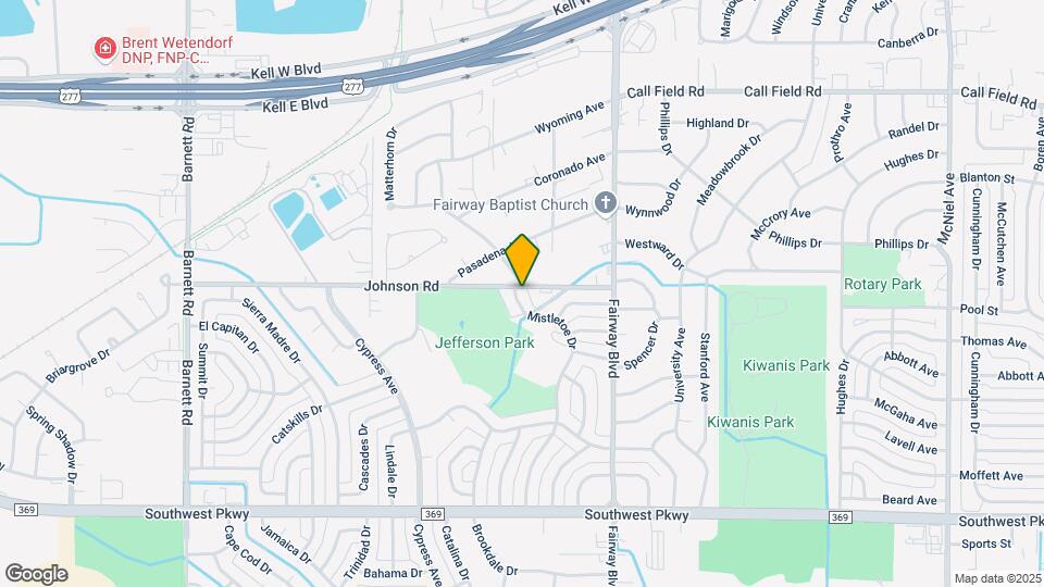 4501 Mistletoe Dr Map and Location Details