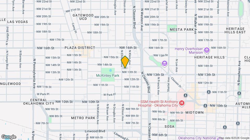 1215 NW 13th St Map and Location Details