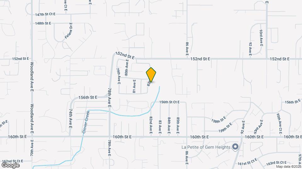 15425 82nd Ave E Map and Location Details