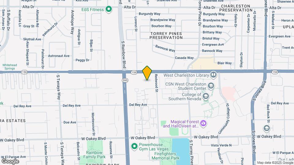 6723 W Charleston Blvd Map and Location Details
