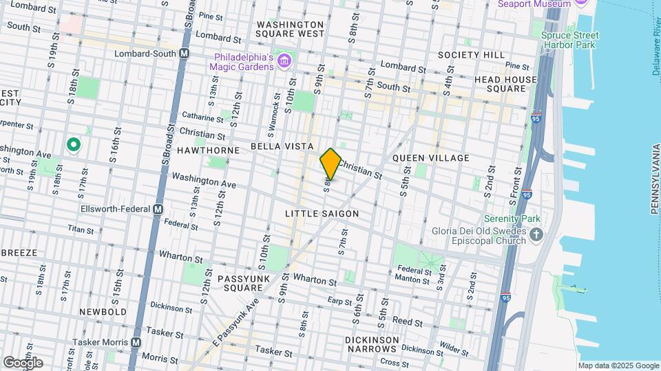 941 S 8th St Map and Location Details