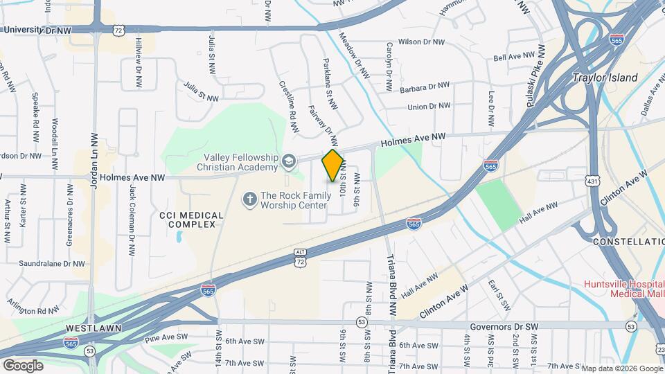612 Marguerite Dr NW Map and Location Details