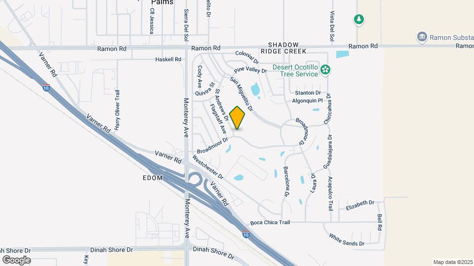 73250 Broadmoor Dr Map and Location Details