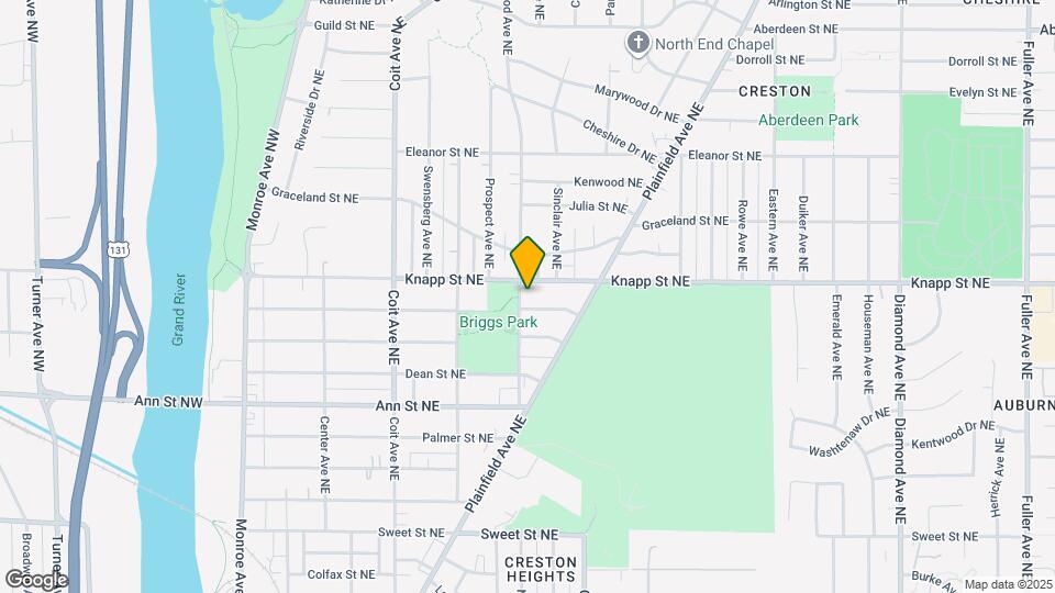 1944 Oakwood Ave NE Map and Location Details