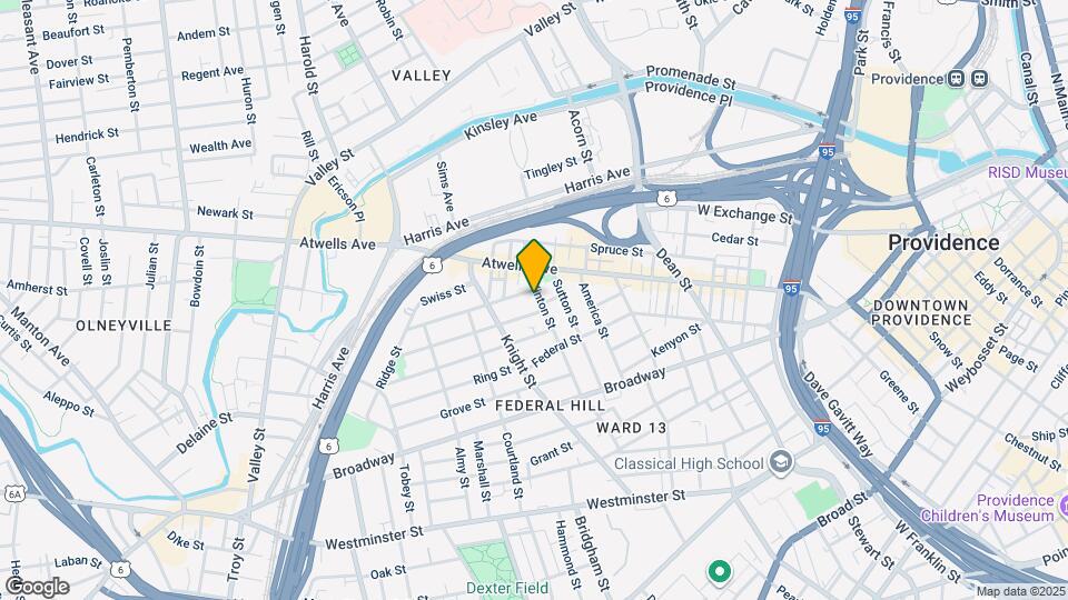 33 Vinton St Map and Location Details