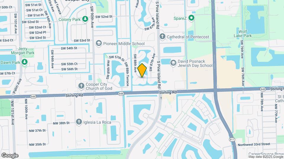5805 SW 87th Terrace Map and Location Details