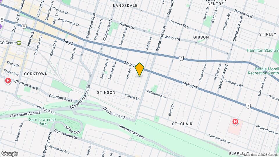 92 Grant Ave Map and Location Details