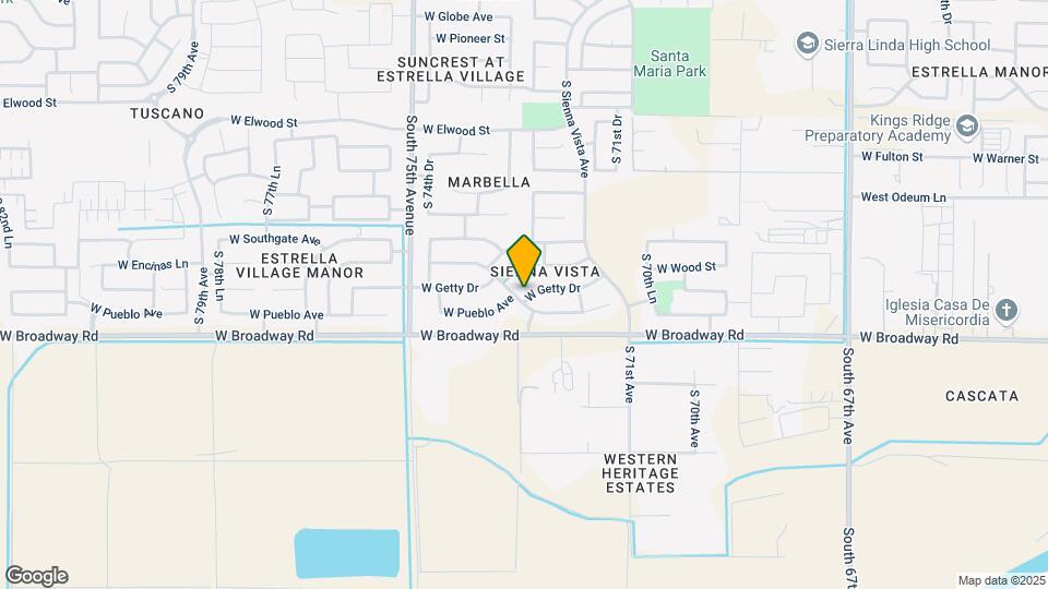4217 S 73rd Dr Map and Location Details