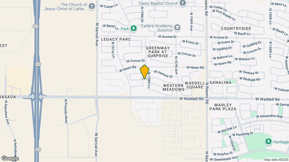 13953 N 159th Dr Map and Location Details